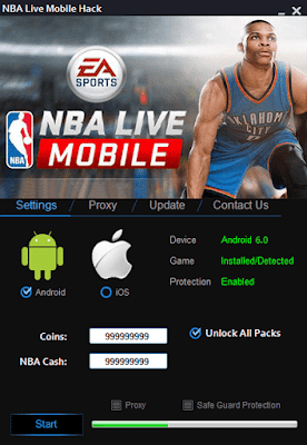 NBA LIVE Mobile Pallacanestro acquisti in-app Hack