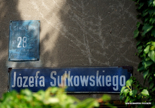 tabliczna Warszawa Żoliborz Osiedle Dziennikarskie Polkowo Warsaw wille