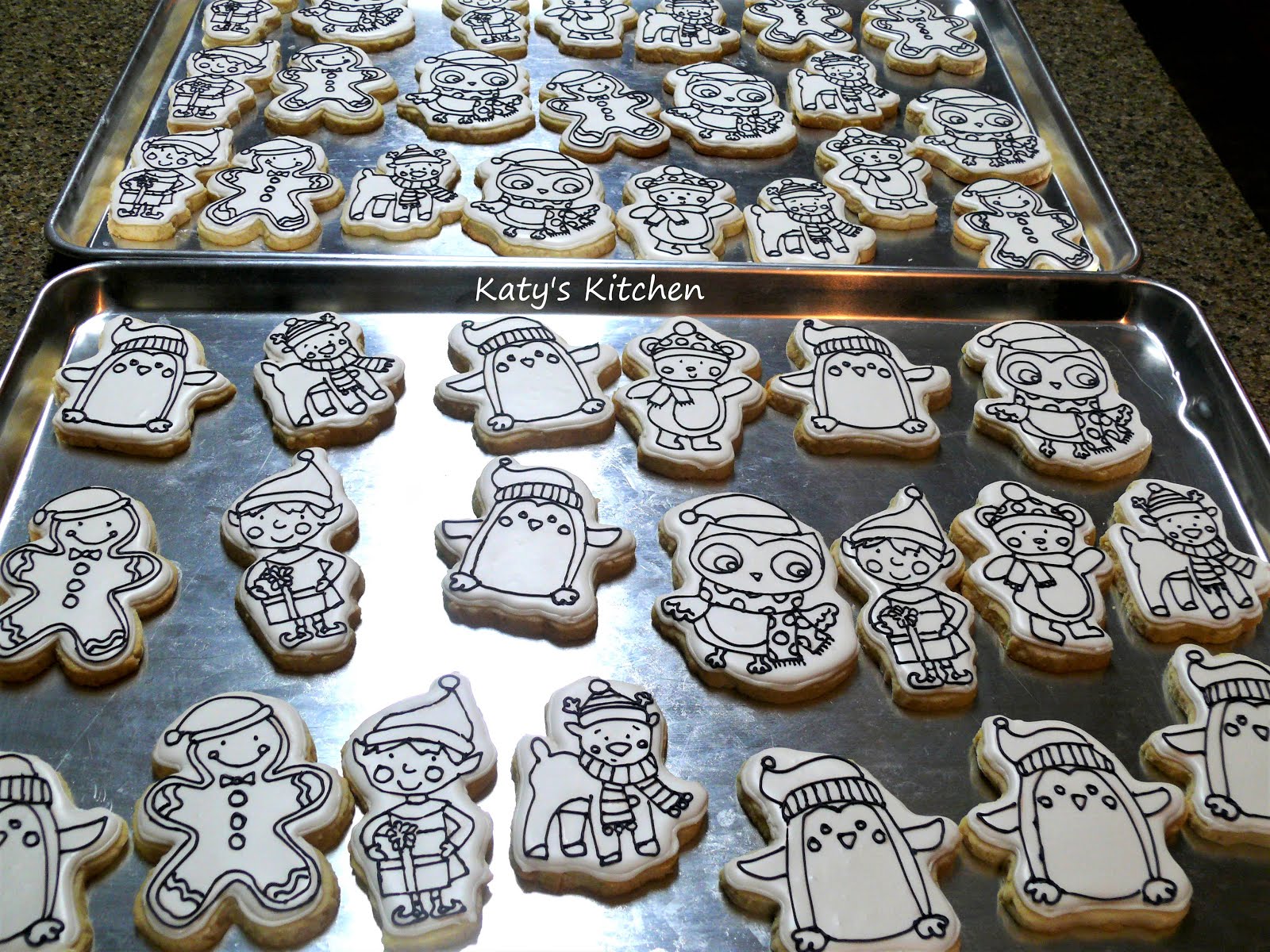 Katy's Kitchen Paint Your Own Holiday Cookies