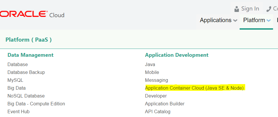 Drinking SOA: Oracle Application Container Demo