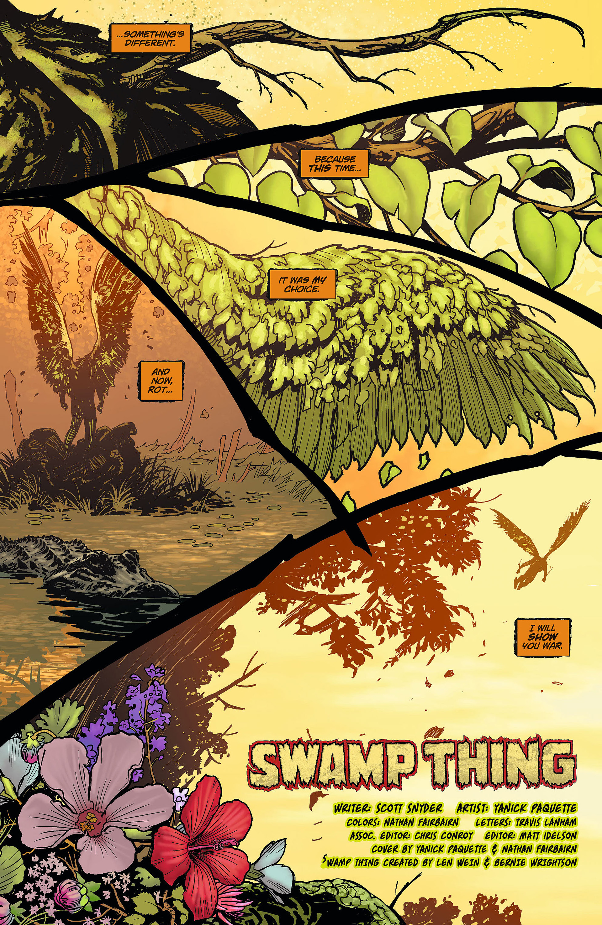 Read online Swamp Thing (2011) comic -  Issue #7 - 21