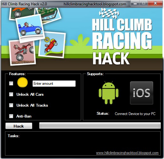 Hill climb racing coin generator