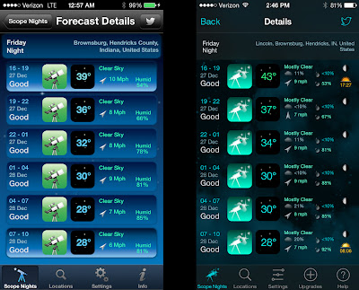 stargazing weather forecast app