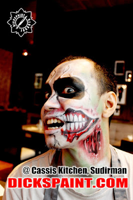 face painting horror zombie jakarta