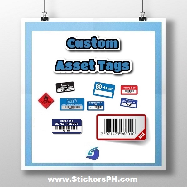 custom asset tags property id labels stickers stickersph com
