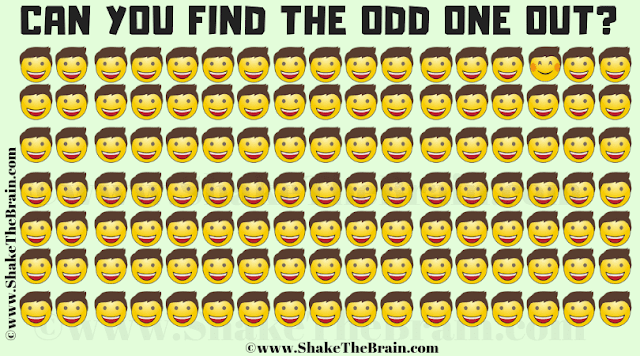In this Odd One Out Puzzle, your challenge is to find the odd man out.