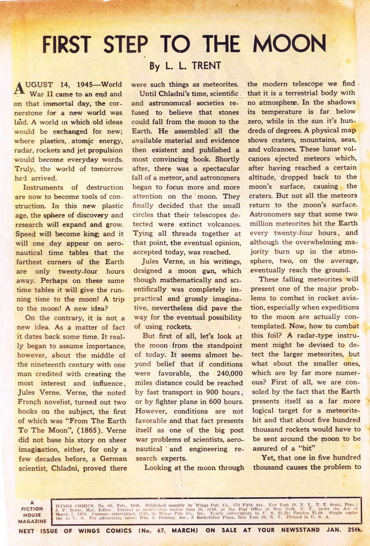 Read online Wings Comics comic -  Issue #66 - 2