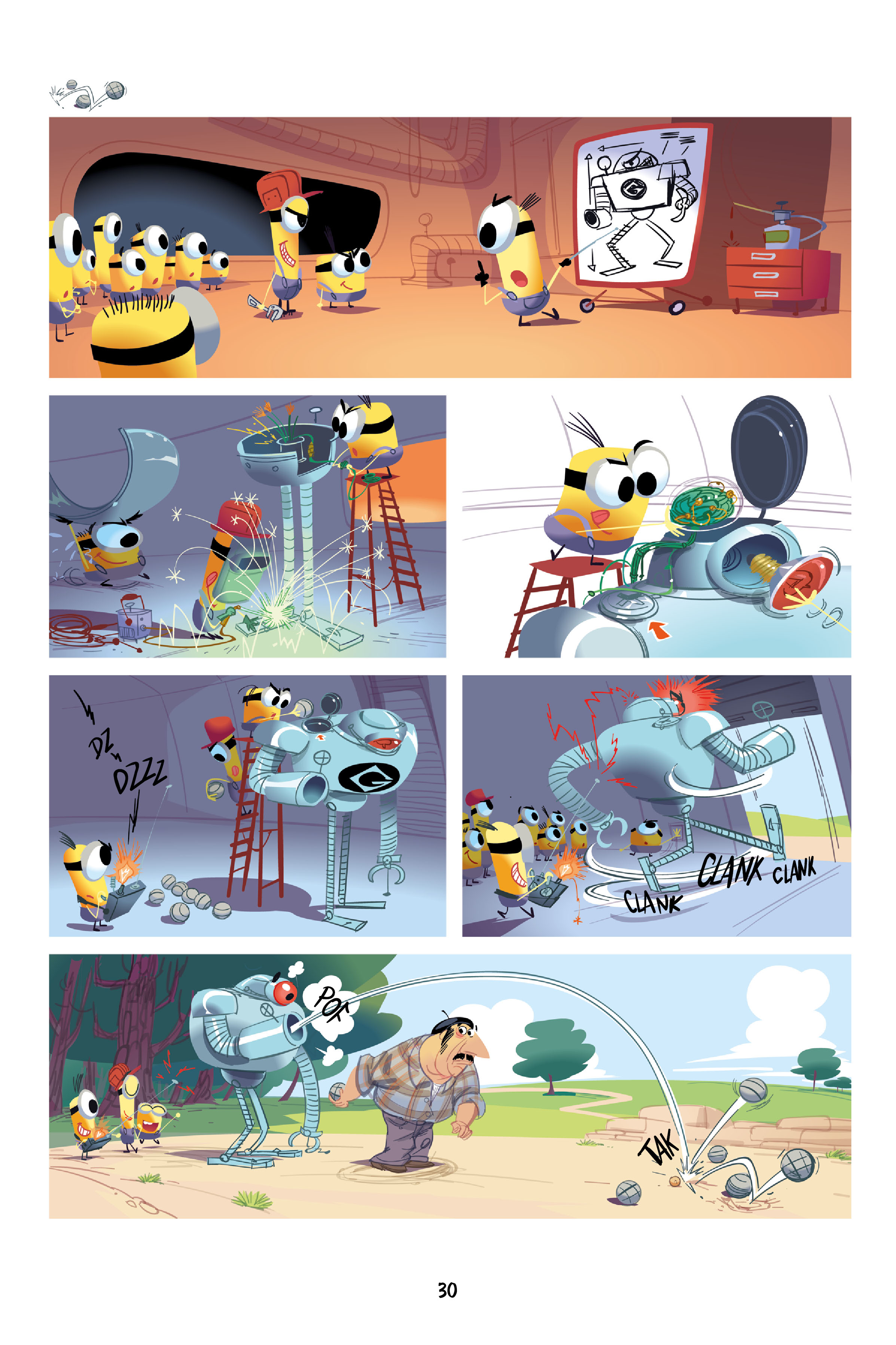 Read online Minions: Super Banana Games! comic -  Issue # Full - 30