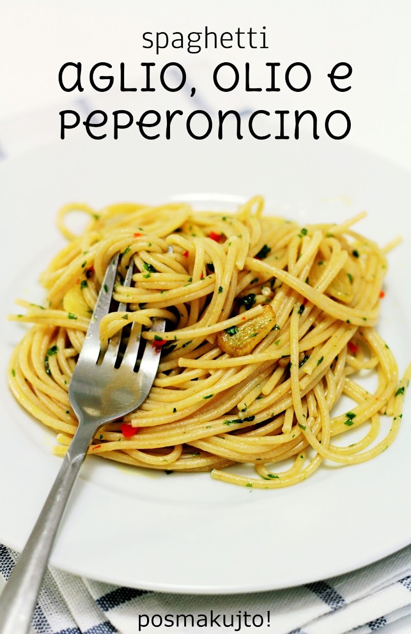 Spaghetti aglio, olio e peperoncino