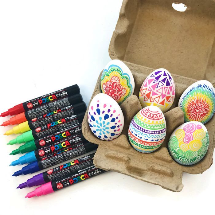 Colorful Diy Easter Doodle Eggs Color Made Happy