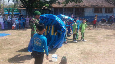 ANGGOTA KORAMIL TANGEN GIAT WASBANG  DAN OUT BOND