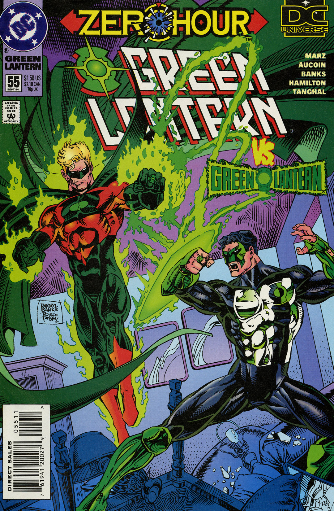 Read online Green Lantern (1990) comic -  Issue #55 - 1