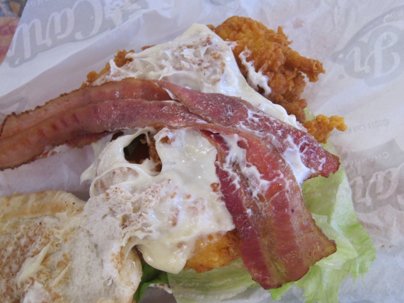Review Carl's Jr. Bacon Swiss Crispy Chicken Tender Sandwich