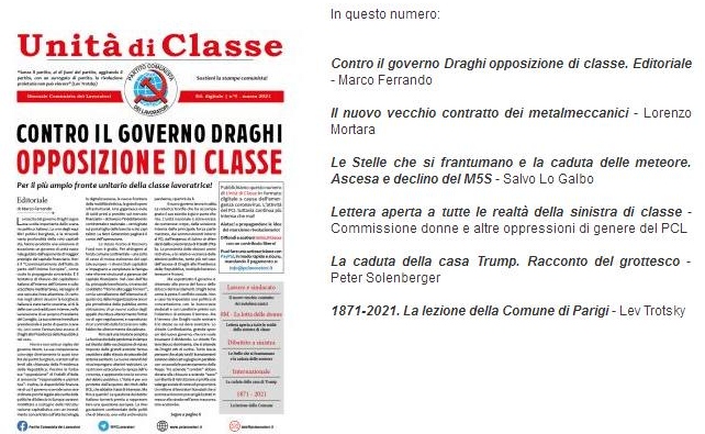 NUOVO NUMERO DI UNITA' DI CLASSE - MARZO 2021