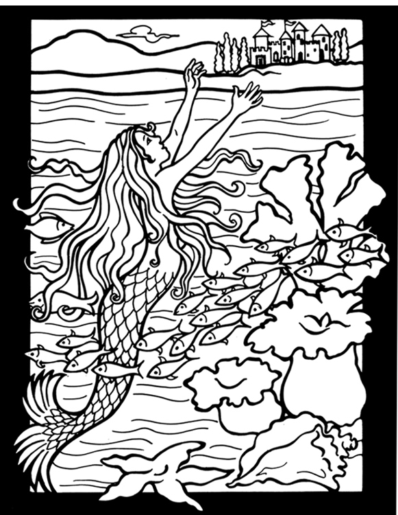 h c andersen coloring pages - photo #15