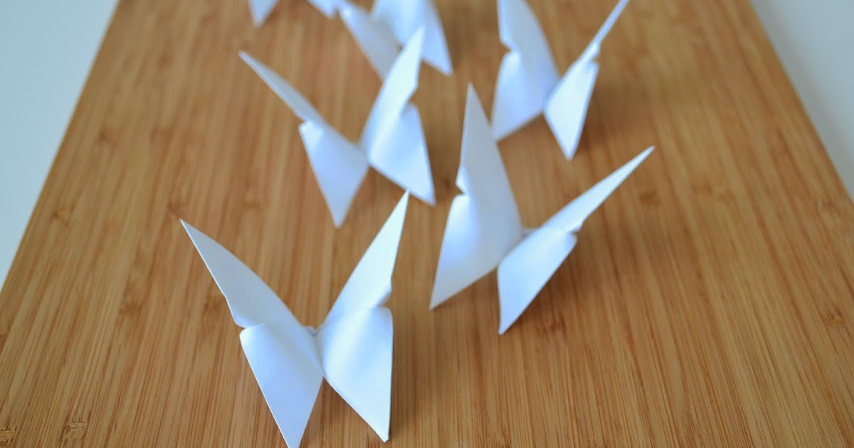 How to Make Origami Butterflies The Things She Makes