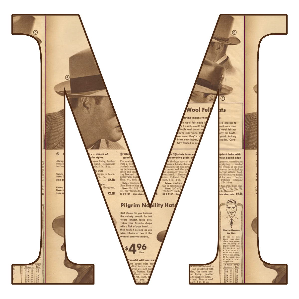 m letter images