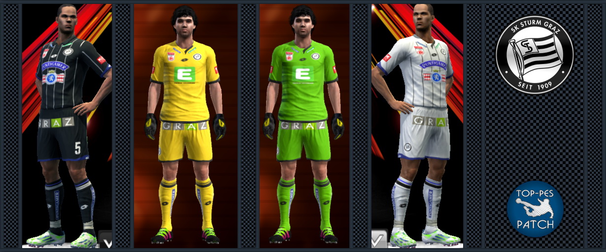 pes-modif: PES 2013 SK Sturm Graz kit 2016-17 by Radymir