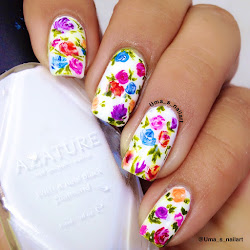 nail flowers spring designs flower nails multicolor season multicolored freehand floral stylish themed