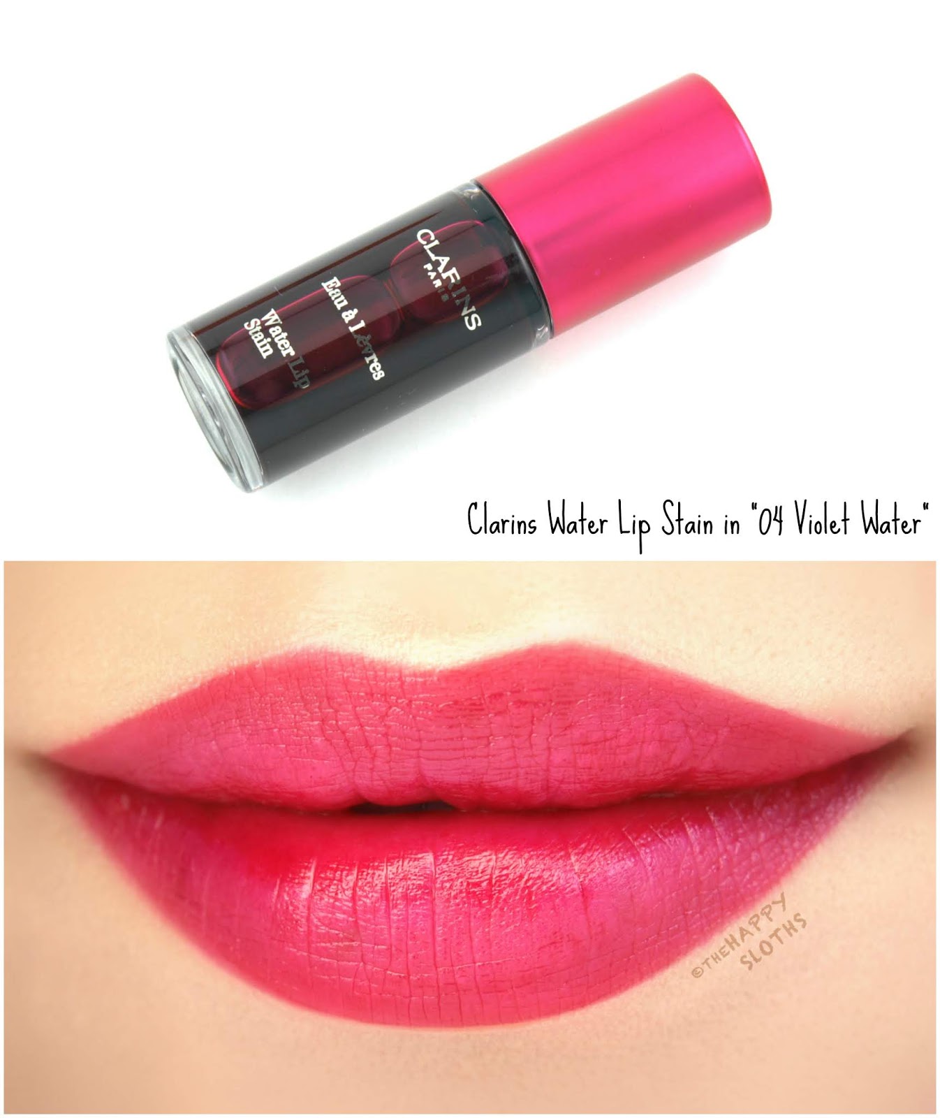 Clarins | Water Lip Stain in "04 Violet Water": Review and Swatches