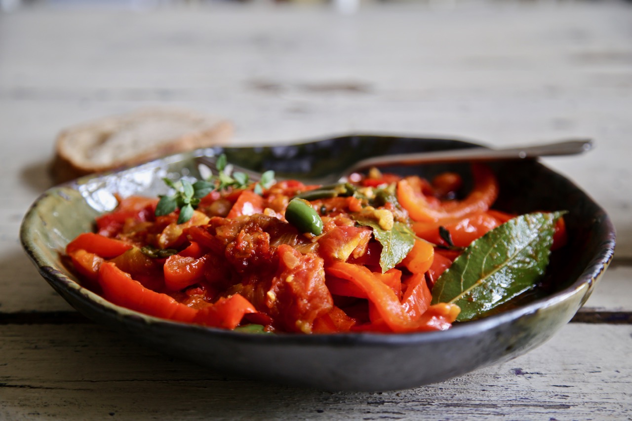 Eating my feelings – a recipe for Piperade Basque