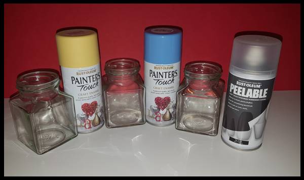 Rustoleum spray paints for glass jars 