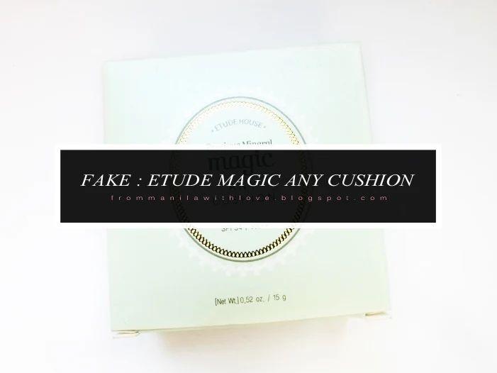 fake etude house cushion makeup