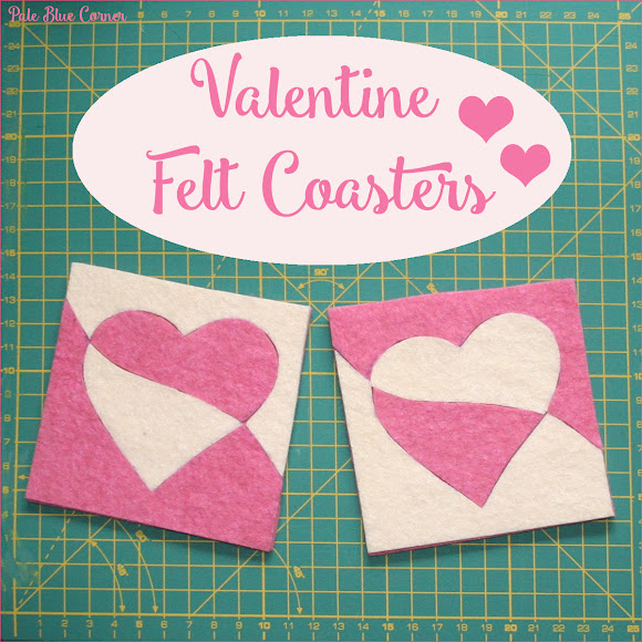 Valentine Felt Coasters