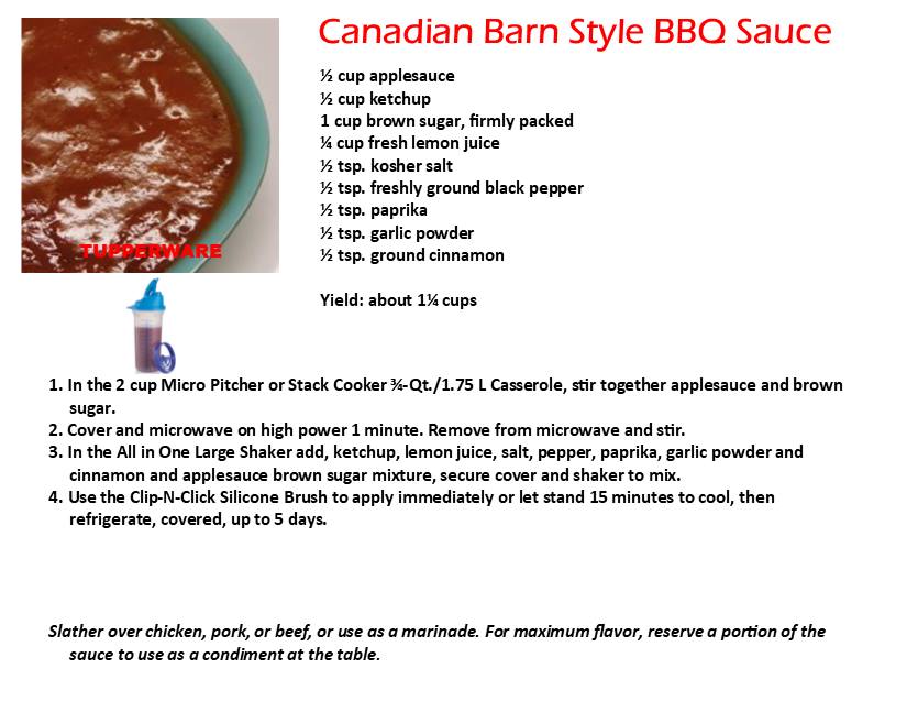 Easy Recipes Canadian Barn Style BBQ Sauce