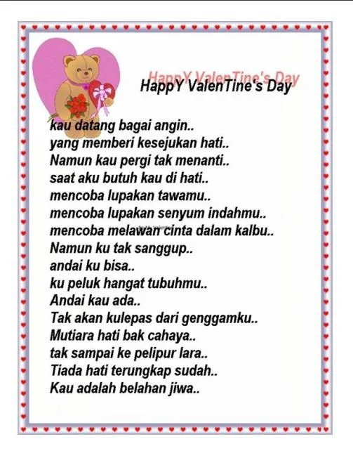 kata kata valentine buat teman