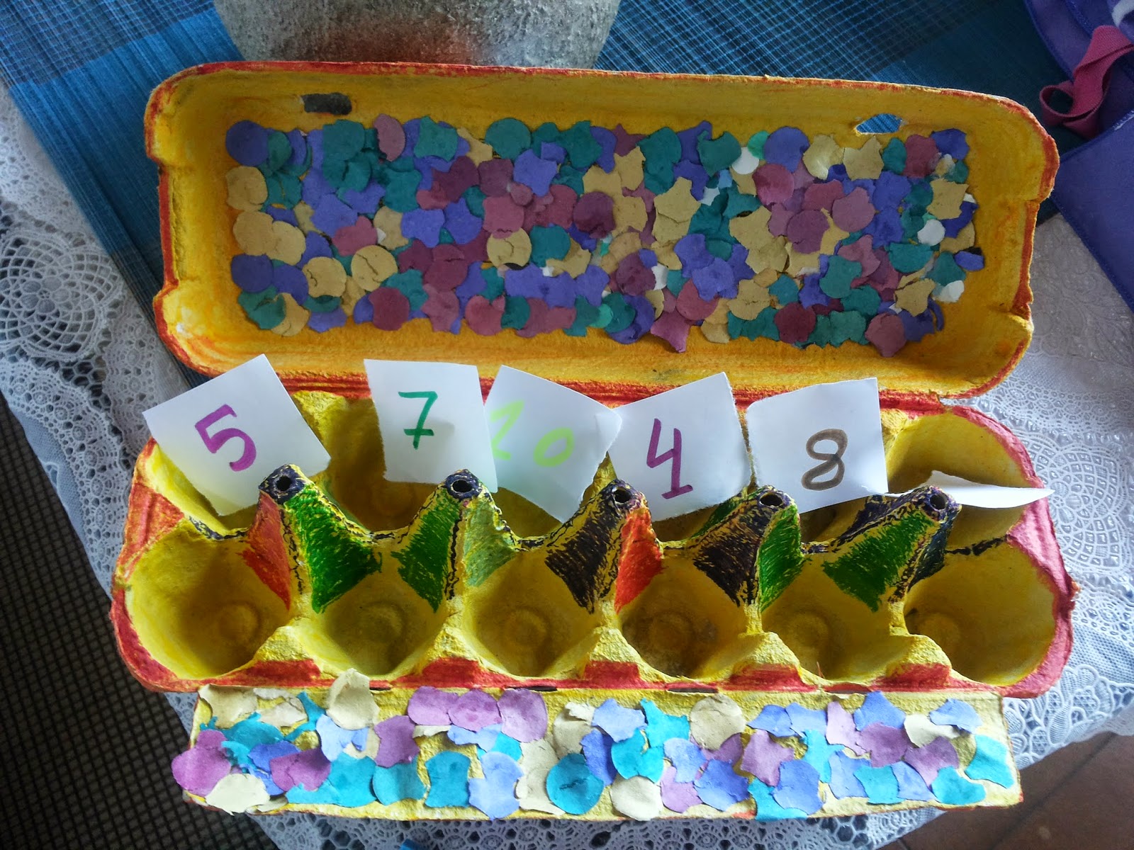 Trabajo creatividade La caja de los números. Trabajo creatividade La caja de los números.