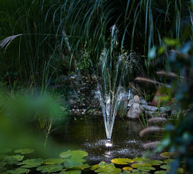 Jardín Solar: Fuentes solares de jardín.