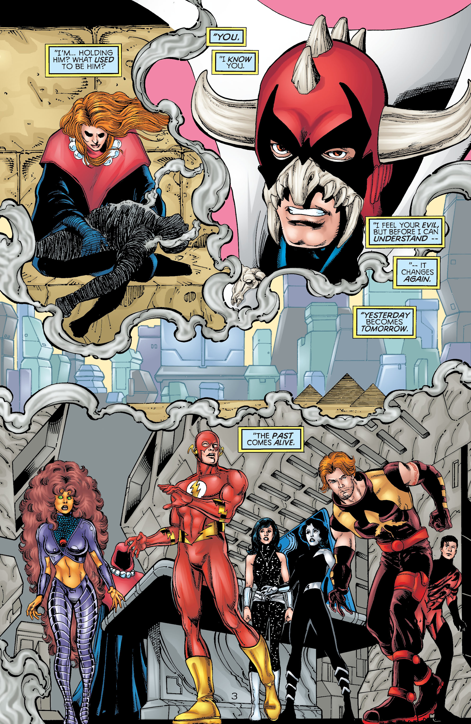 Read online Titans/Legion of Super-Heroes: Universe Ablaze comic -  Issue #3 - 6