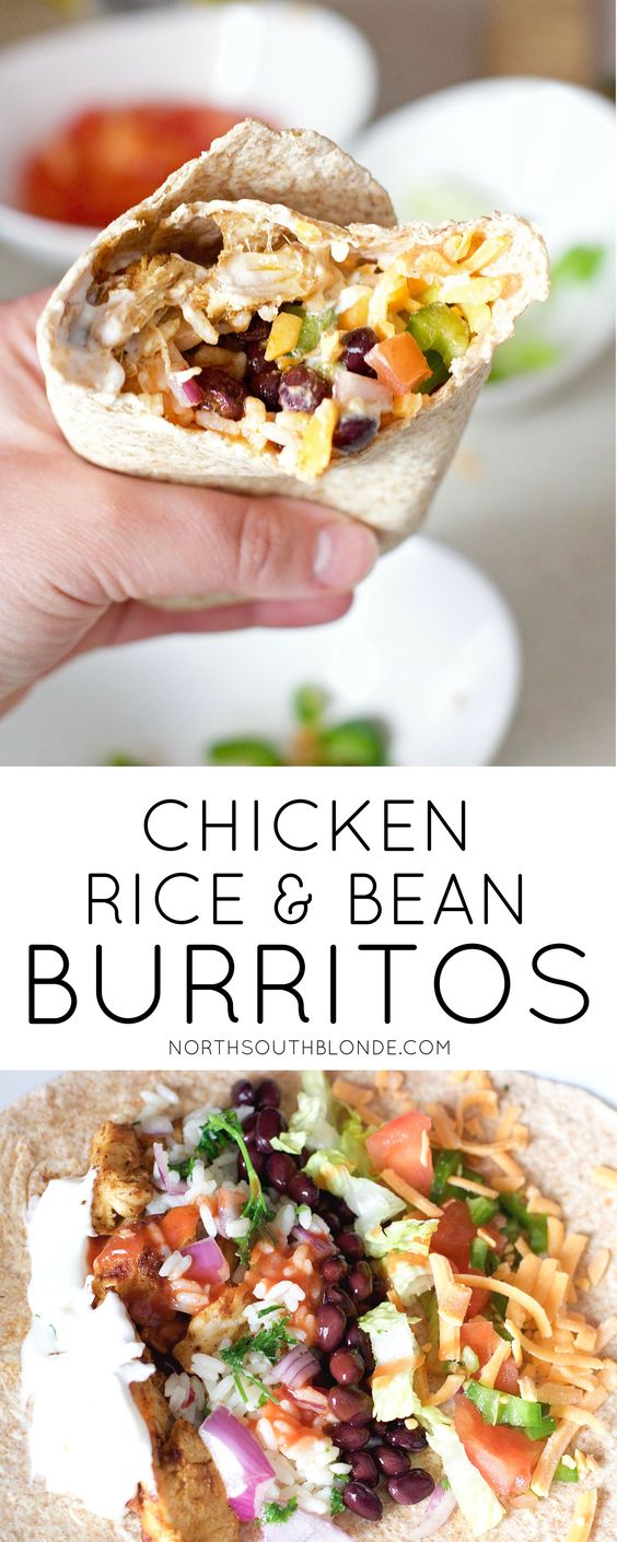 CHICKEN RICE AND BLACK BEAN BURRITOS #chicken #chickenrice #chickenrecipes #blackbean #burritos #lunchideas #lunchrecipes CHICKEN RICE AND BLACK BEAN BURRITOS #chicken #chickenrice #chickenrecipes #blackbean #burritos #lunchideas #lunchrecipes