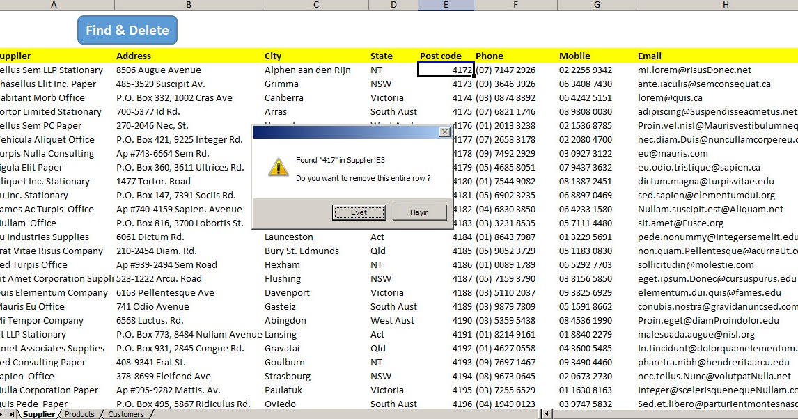 Excel Vba Find And Delete Hints And Tips About Technology ,Computer