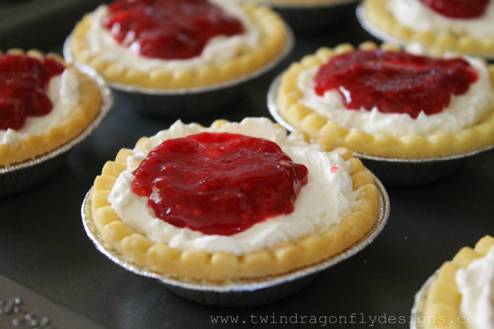 Raspberry Cheesecake Tarts » Homemade Heather