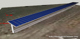 it is possible to design build a Solar Power Shade to fit over your existing feed bunks