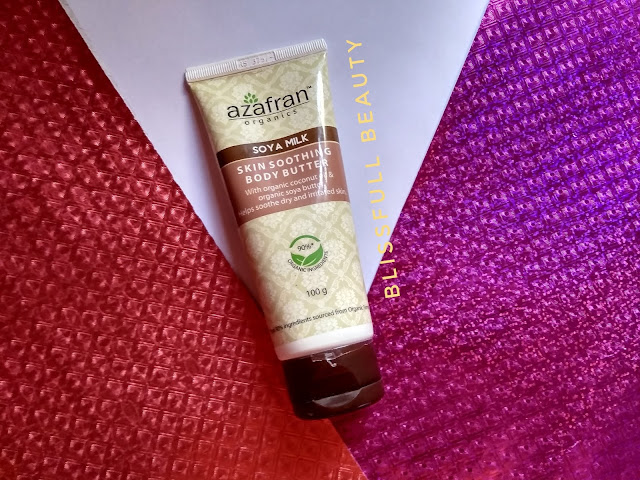 Azafran organics soya milk skin-soothing body butter review Azafran organics soya milk skin-soothing body butter review