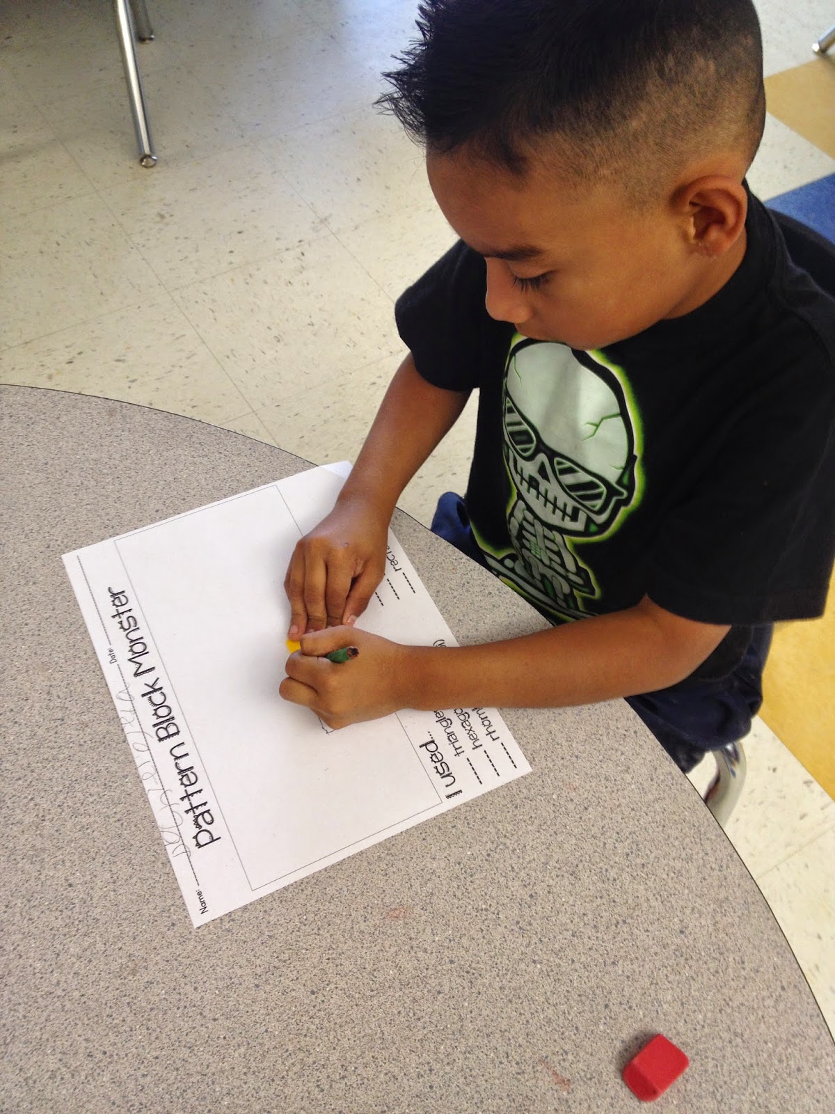 vida bendita: Pattern Block Monster