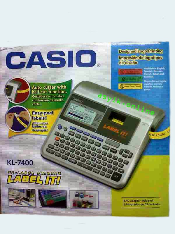 blogspot Label Printer Casio KL 7400