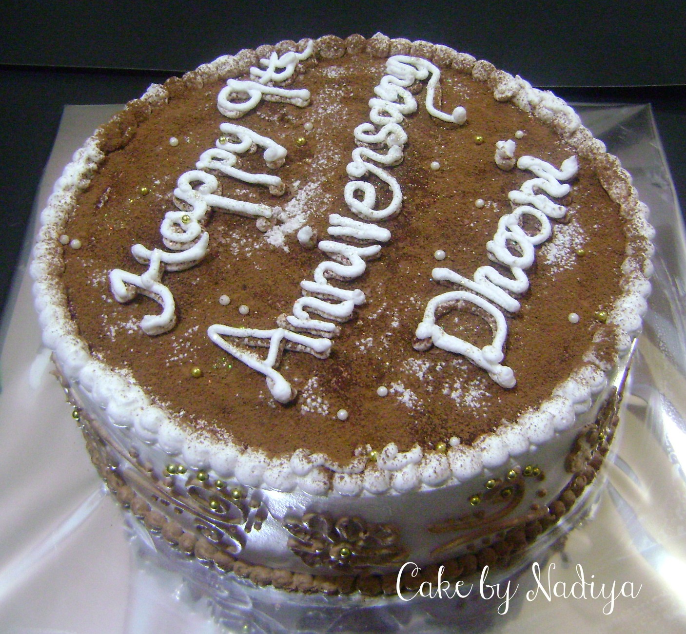 Nadiya's Tastes Of Maldives Chocolate Cake with Butter Cream Icing and