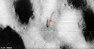 Original image by NASA showing anomalies.