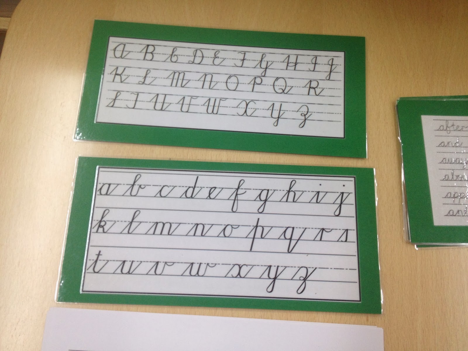 THE LEARNING ARK - Elementary Montessori : Cursive Writing Set