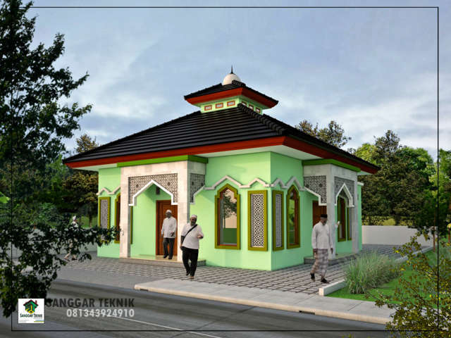 Desain Masjid Minimalis Modern Dwg Model Rumah 2022