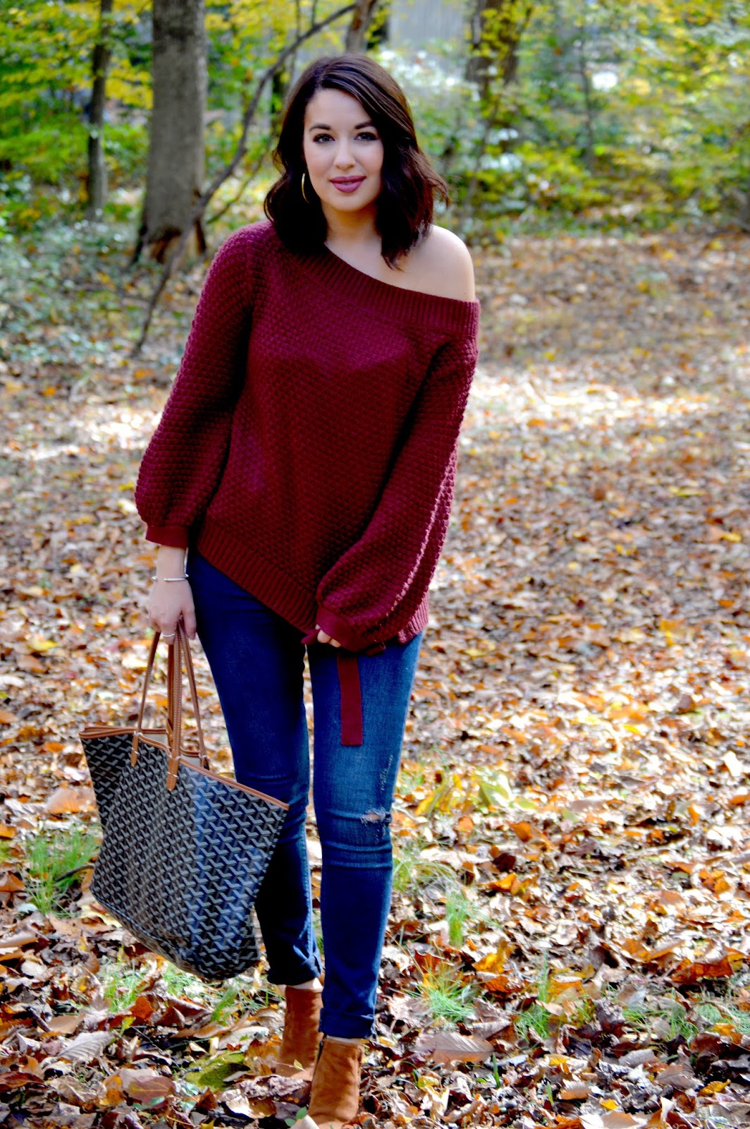 Rosy Outlook: Cozy Slouchy Sweater + FF Link-Up!