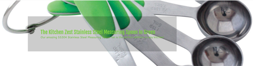 Kitchen Zest 18/8 Stainless Steel Measuring Spoons #KitchenZest