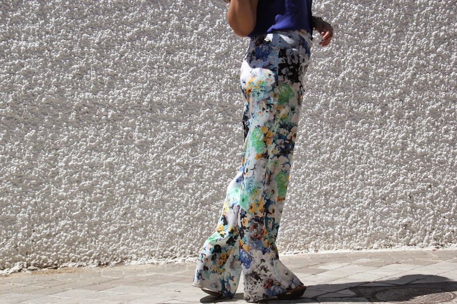 DIY Costura: Pantalón palazo (patrones y moldes gratis). Blog de costura y blog diy.