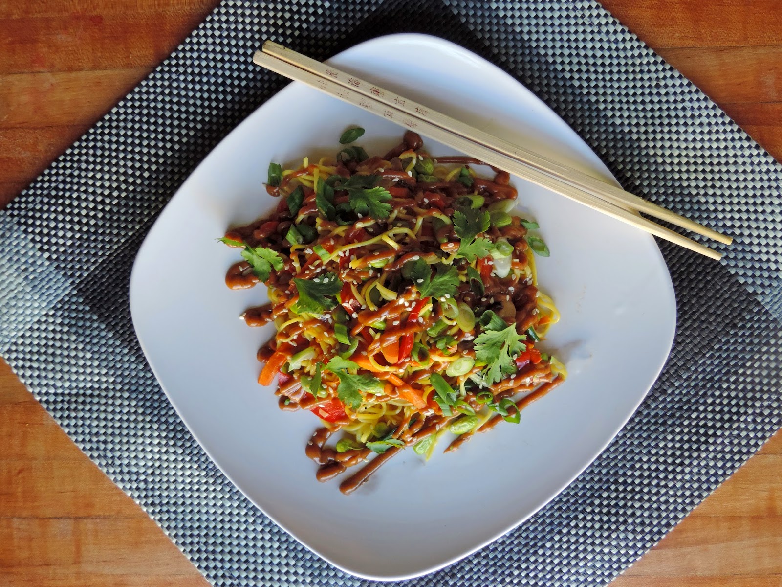 Edameme StirFry with Spicy Peanut Sauce The Kitchen Wife