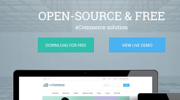 nopCommerce shopping cart application