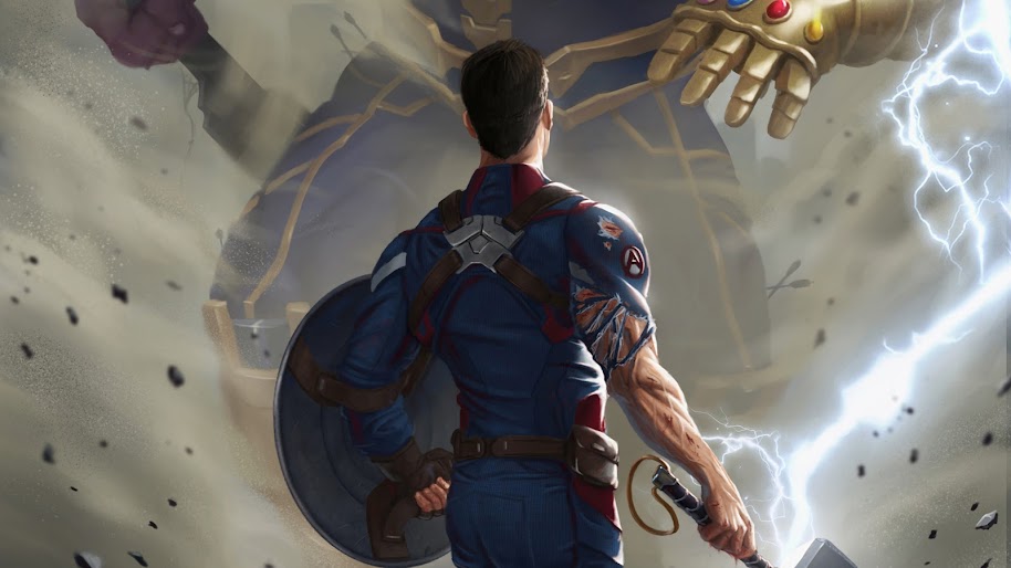 Captain America, Avengers Endgame, 4K, #174 Wallpaper